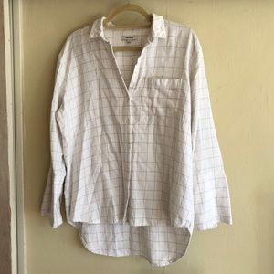 Madewell Windowpane Flannel
